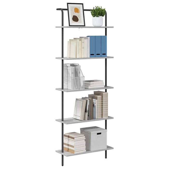 Raft pentru cărți Gri Sonoma 60 x 24 x 168 cm Lemn compozit - WALTI WALTI