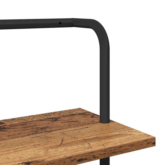 Raft pentru cărți Lemn vechi 60 x 24 x 168 cm Lemn compozit - WALTI WALTI