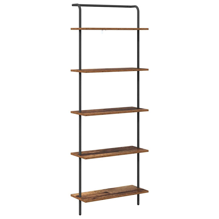 Raft pentru cărți Lemn vechi 60 x 24 x 168 cm Lemn compozit - WALTI WALTI