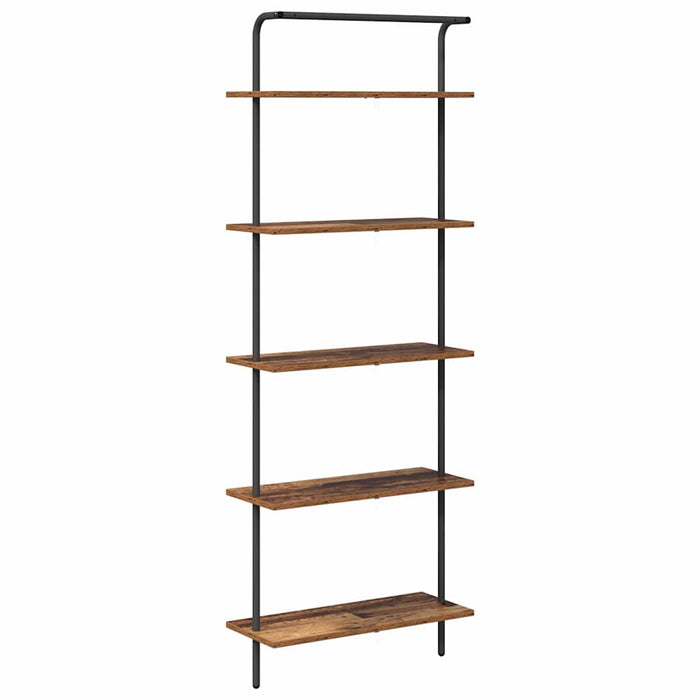Raft pentru cărți Lemn vechi 60 x 24 x 168 cm Lemn compozit - WALTI WALTI