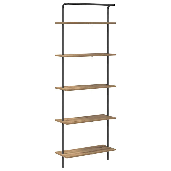 Raft pentru cărți 5 niveluri 60 x 24 x 168 cm Lemn prelucrat WALTI