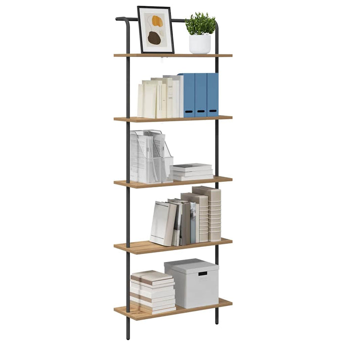 Raft pentru cărți 5 niveluri 60 x 24 x 168 cm Lemn prelucrat WALTI