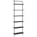 Raft pentru cărți Stejar Negru 60 x 24 x 203 cm Lemn compozit - WALTI WALTI