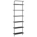 Raft pentru cărți Stejar Negru 60 x 24 x 203 cm Lemn compozit - WALTI WALTI