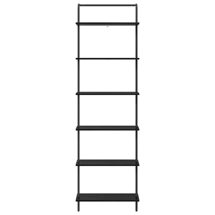 Raft pentru cărți Stejar Negru 60 x 24 x 203 cm Lemn compozit - WALTI WALTI