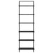 Raft pentru cărți Stejar Negru 60 x 24 x 203 cm Lemn compozit - WALTI WALTI