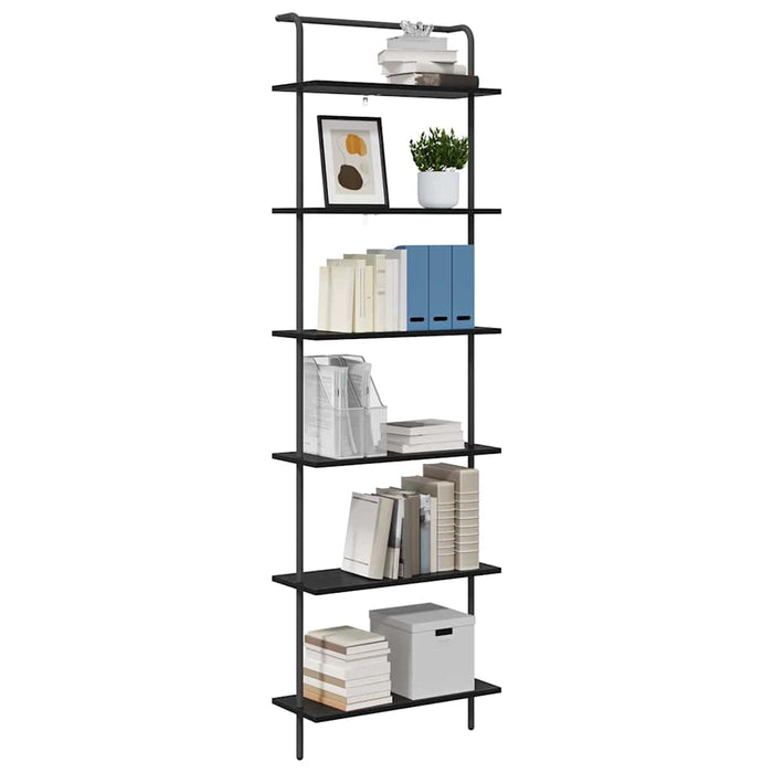 Raft pentru cărți Stejar Negru 60 x 24 x 203 cm Lemn compozit - WALTI WALTI