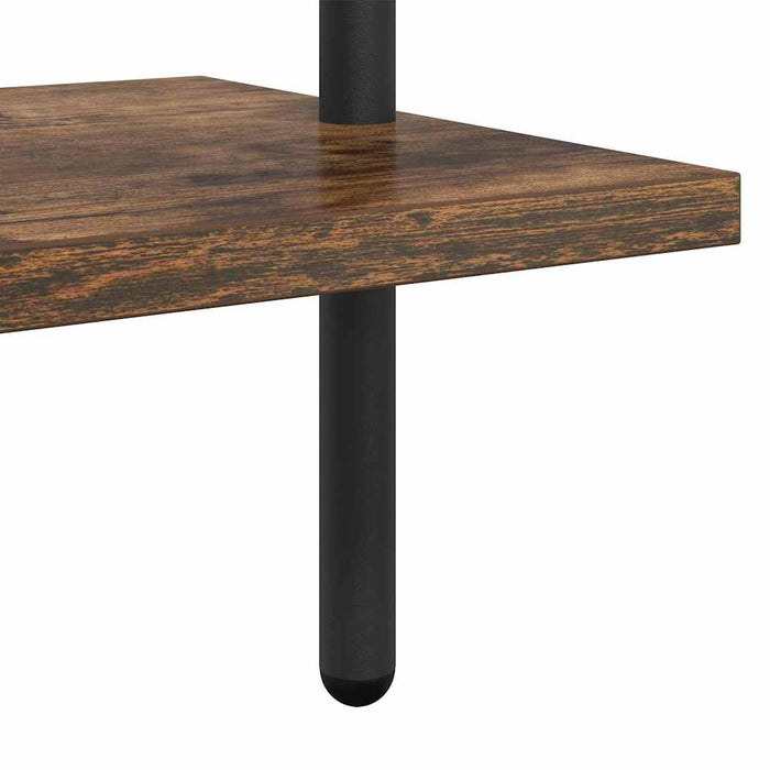 Raft pentru cărți Stejar fumuriu 60 x 24 x 203 cm Lemn compozit - WALTI WALTI