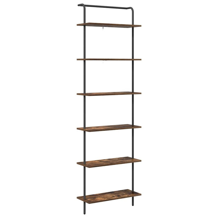 Raft pentru cărți Stejar fumuriu 60 x 24 x 203 cm Lemn compozit - WALTI WALTI