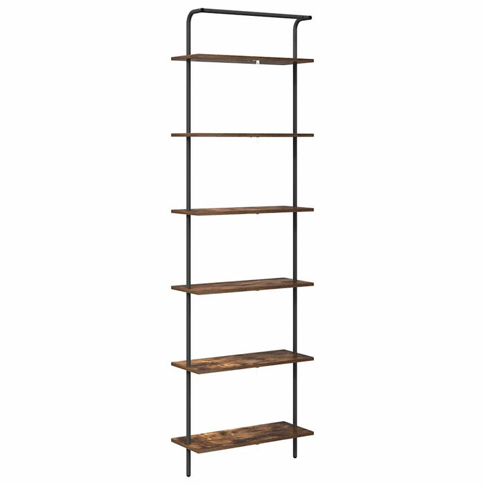 Raft pentru cărți Stejar fumuriu 60 x 24 x 203 cm Lemn compozit - WALTI WALTI