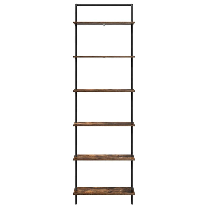 Raft pentru cărți Stejar fumuriu 60 x 24 x 203 cm Lemn compozit - WALTI WALTI