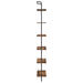 Raft pentru cărți Stejar fumuriu 60 x 24 x 203 cm Lemn compozit - WALTI WALTI