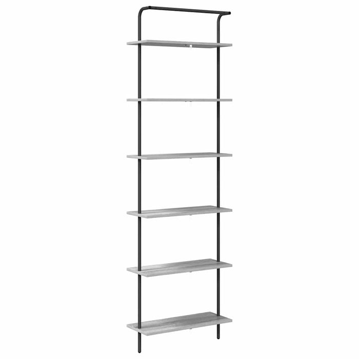 Raft pentru cărți Gri Sonoma 60 x 24 x 203 cm Lemn compozit - WALTI WALTI