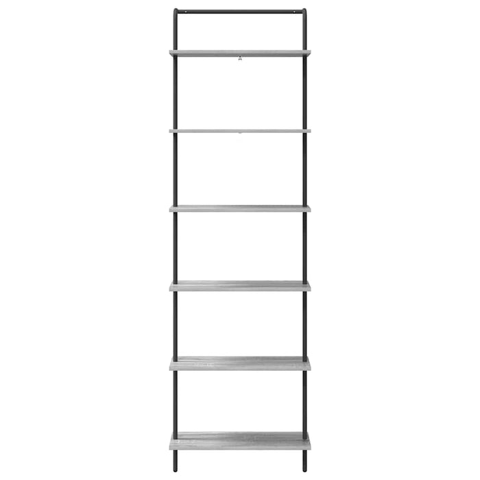 Raft pentru cărți Gri Sonoma 60 x 24 x 203 cm Lemn compozit - WALTI WALTI