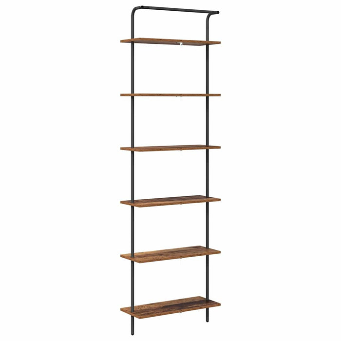 Raft pentru cărți 6 niveluri 60 x 24 x 203 cm Lemn prelucrat WALTI