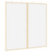 Tablă albă magnetică Alb 80 x 1.4 x 80 cm Lemn masiv de pin - WALTI WALTI