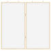 Tablă albă magnetică Alb 80 x 1.4 x 80 cm Lemn masiv de pin - WALTI WALTI