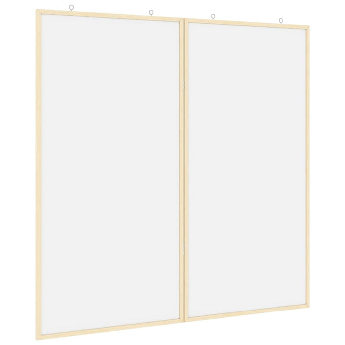Tablă albă magnetică Alb 100 x 1.4 x 100 cm Lemn masiv de pin - WALTI WALTI