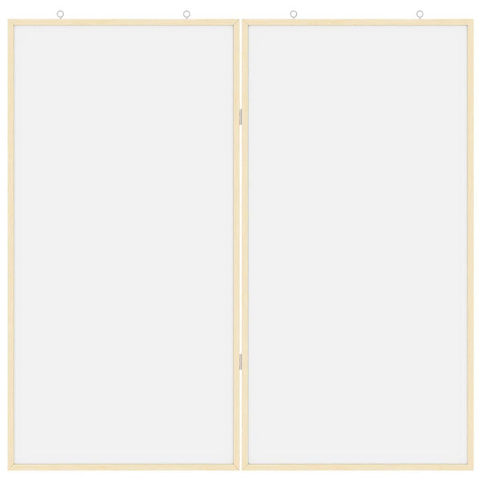 Tablă albă magnetică Alb 100 x 1.4 x 100 cm Lemn masiv de pin - WALTI WALTI