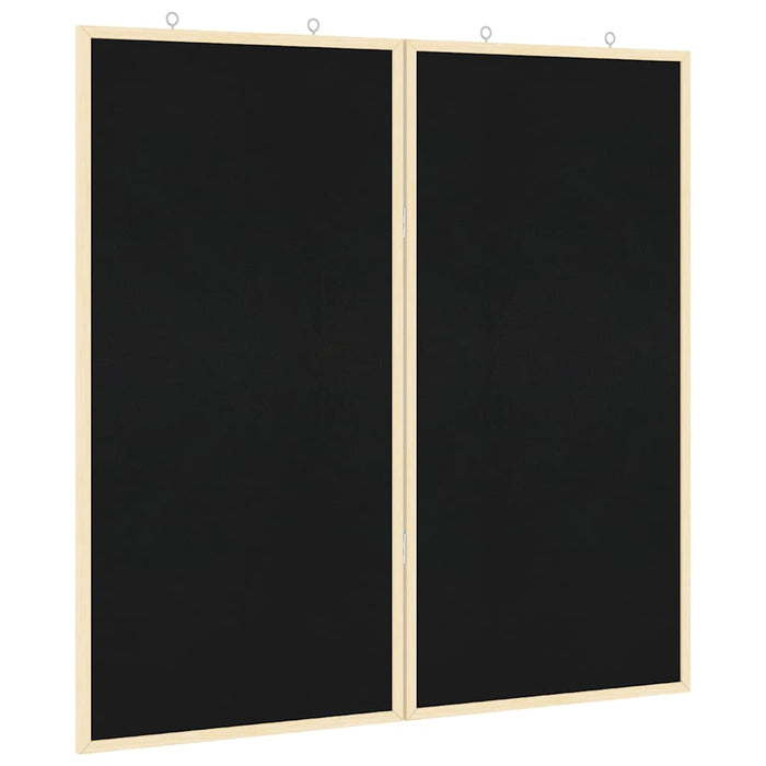 Tablă Manual Negru 80 x 1.4 x 80 cm Lemn masiv de pin - WALTI WALTI