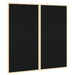 Tablă Manual Negru 80 x 1.4 x 80 cm Lemn masiv de pin - WALTI WALTI