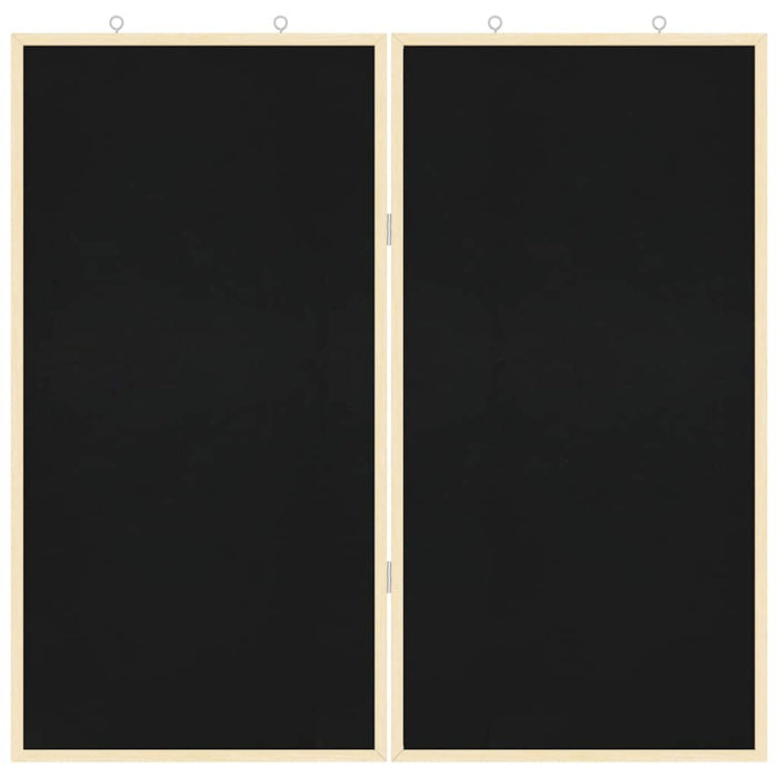 Tablă Manual Negru 80 x 1.4 x 80 cm Lemn masiv de pin - WALTI WALTI