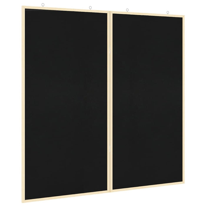 Tablă Manual Negru 100 x 1.4 x 100 cm Lemn masiv de pin - WALTI WALTI