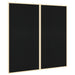 Tablă Manual Negru 100 x 1.4 x 100 cm Lemn masiv de pin - WALTI WALTI