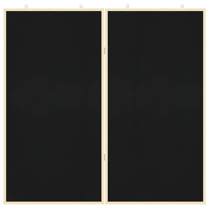 Tablă Manual Negru 100 x 1.4 x 100 cm Lemn masiv de pin - WALTI WALTI