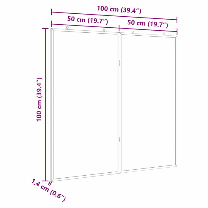 Tablă Manual Negru 100 x 1.4 x 100 cm Lemn masiv de pin - WALTI WALTI