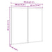 Panou de plută Manual Maro 80 x 1.4 x 80 cm Lemn masiv de pin - WALTI WALTI