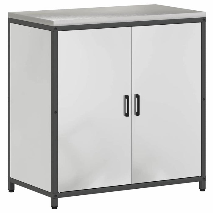 Set de depozitare pentru bucătărie cu raft 2 pcs Argintiu - WALTI WALTI