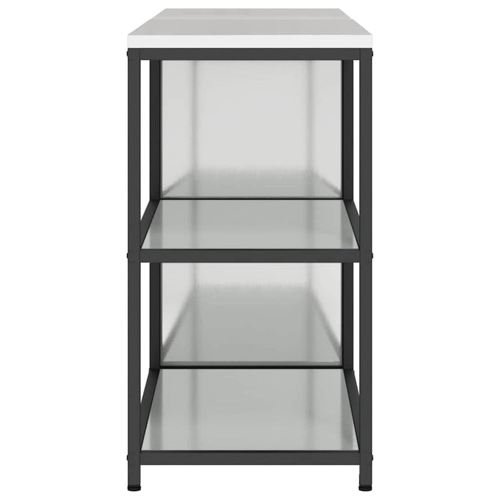 Set de depozitare pentru bucătărie cu raft 2 pcs Argintiu - WALTI WALTI