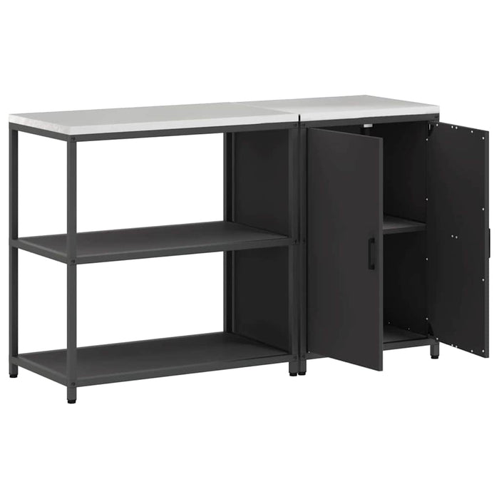 Set de depozitare pentru bucătărie HATTEM 2 buc. Negru - WALTI WALTI