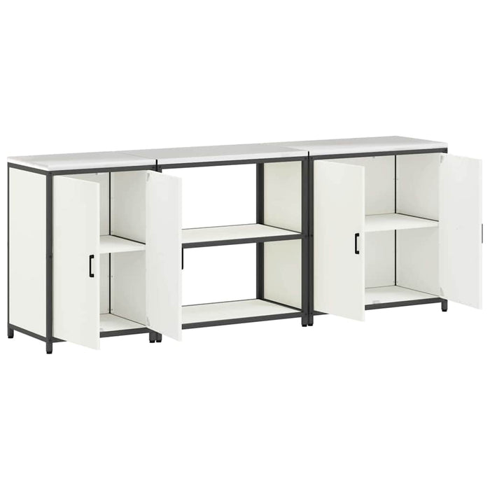 Set de Depozitare pentru Bucătărie 3 pcs Alb 210 x 50 x 92 cm - WALTI WALTI