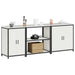 Set de Depozitare pentru Bucătărie 3 pcs Alb 210 x 50 x 92 cm - WALTI WALTI