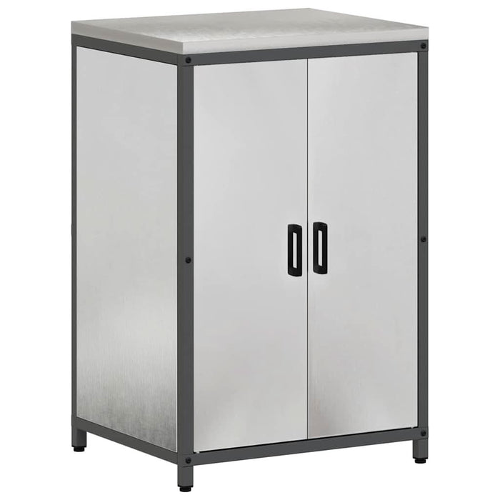 Set de Depozitare pentru Bucătărie cu raft Altele cu depozitare cu ușă 3 pcs Argintiu - WALTI WALTI