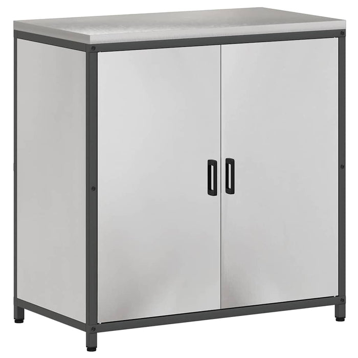 Set de Depozitare pentru Bucătărie cu raft Altele cu depozitare cu ușă 3 pcs Argintiu - WALTI WALTI