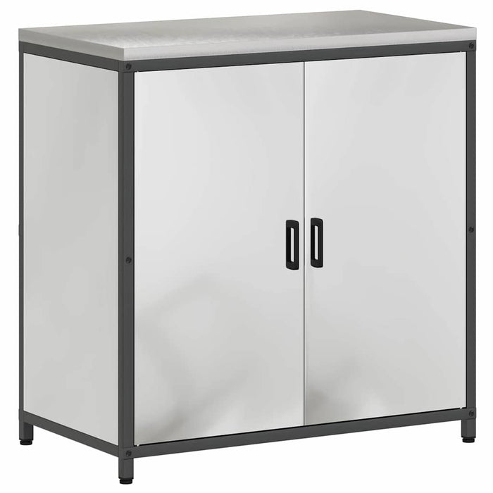 Set de Depozitare pentru Bucătărie cu raft Altele cu depozitare cu ușă 3 pcs Argintiu - WALTI WALTI