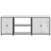 Set de Depozitare pentru Bucătărie cu raft Altele cu depozitare cu ușă 3 pcs Argintiu - WALTI WALTI