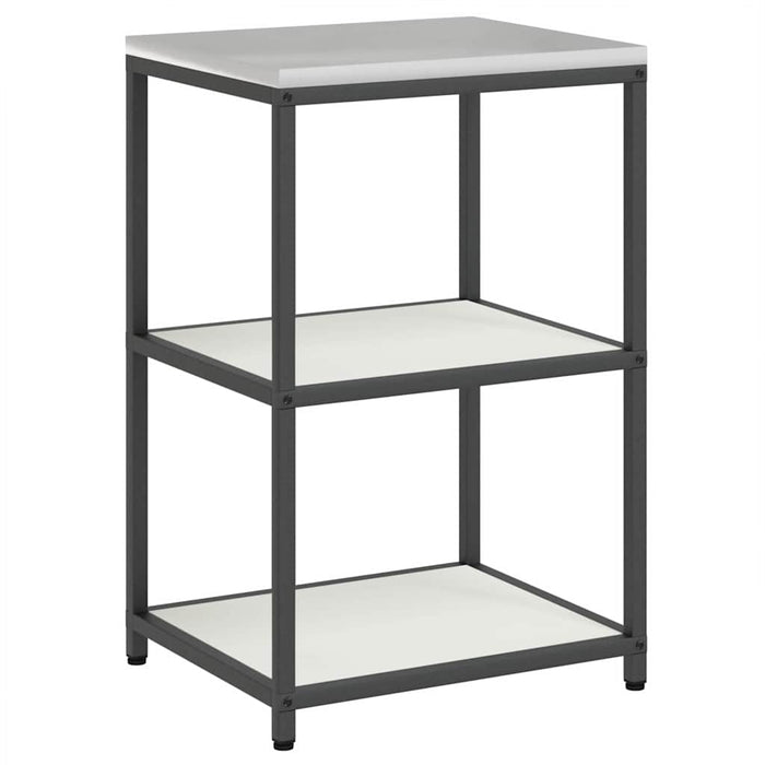 Set de depozitare pentru bucătărie cu raft cu ușă 2 pcs Alb - WALTI WALTI