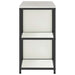 Set de depozitare pentru bucătărie cu raft cu ușă 2 pcs Alb - WALTI WALTI