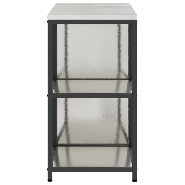 Set de depozitare pentru bucătărie cu raft 2 pcs Argintiu - WALTI WALTI
