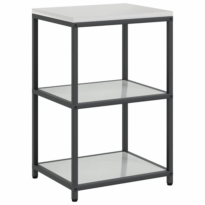 Set de depozitare pentru bucătărie cu raft 2 pcs Argintiu - WALTI WALTI