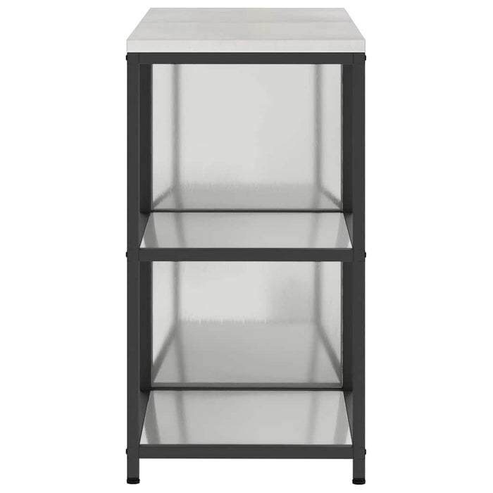 Set de depozitare pentru bucătărie cu raft 2 pcs Argintiu - WALTI WALTI