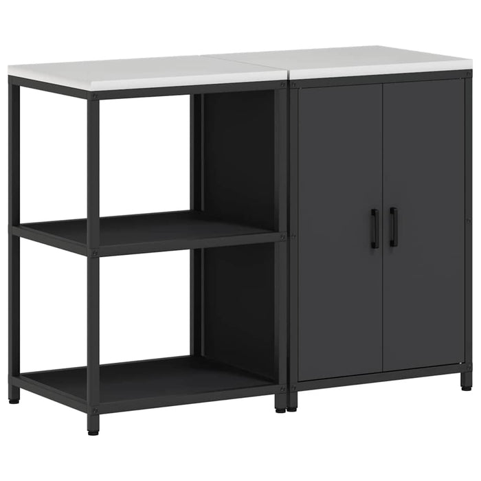 Set de depozitare pentru bucătărie HATTEM 2 buc. Negru - WALTI WALTI