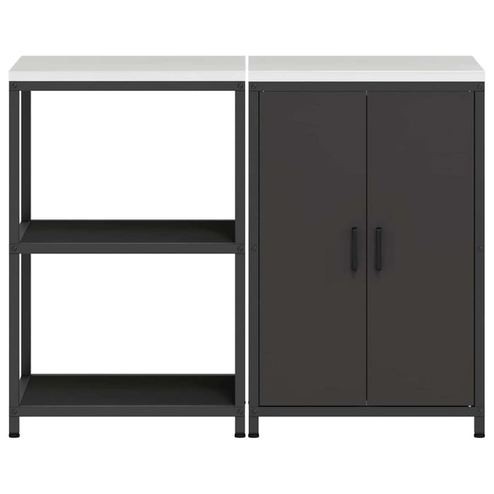 Set de depozitare pentru bucătărie HATTEM 2 buc. Negru - WALTI WALTI
