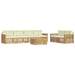 Set de canapele de exterior 7 pcs Alb și crem - WALTI WALTI