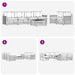 Set de canapele de exterior 7 pcs Alb și crem - WALTI WALTI