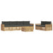 Set de canapele de exterior 7 pcs Alb și antracit - WALTI WALTI